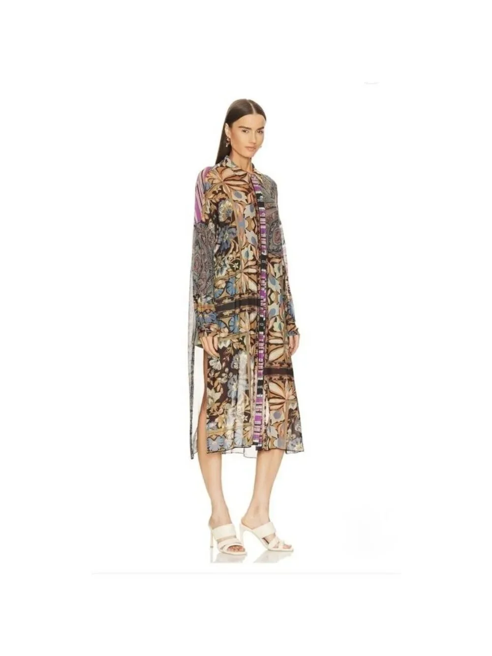 Free People Naomi Maxi Top Size Large